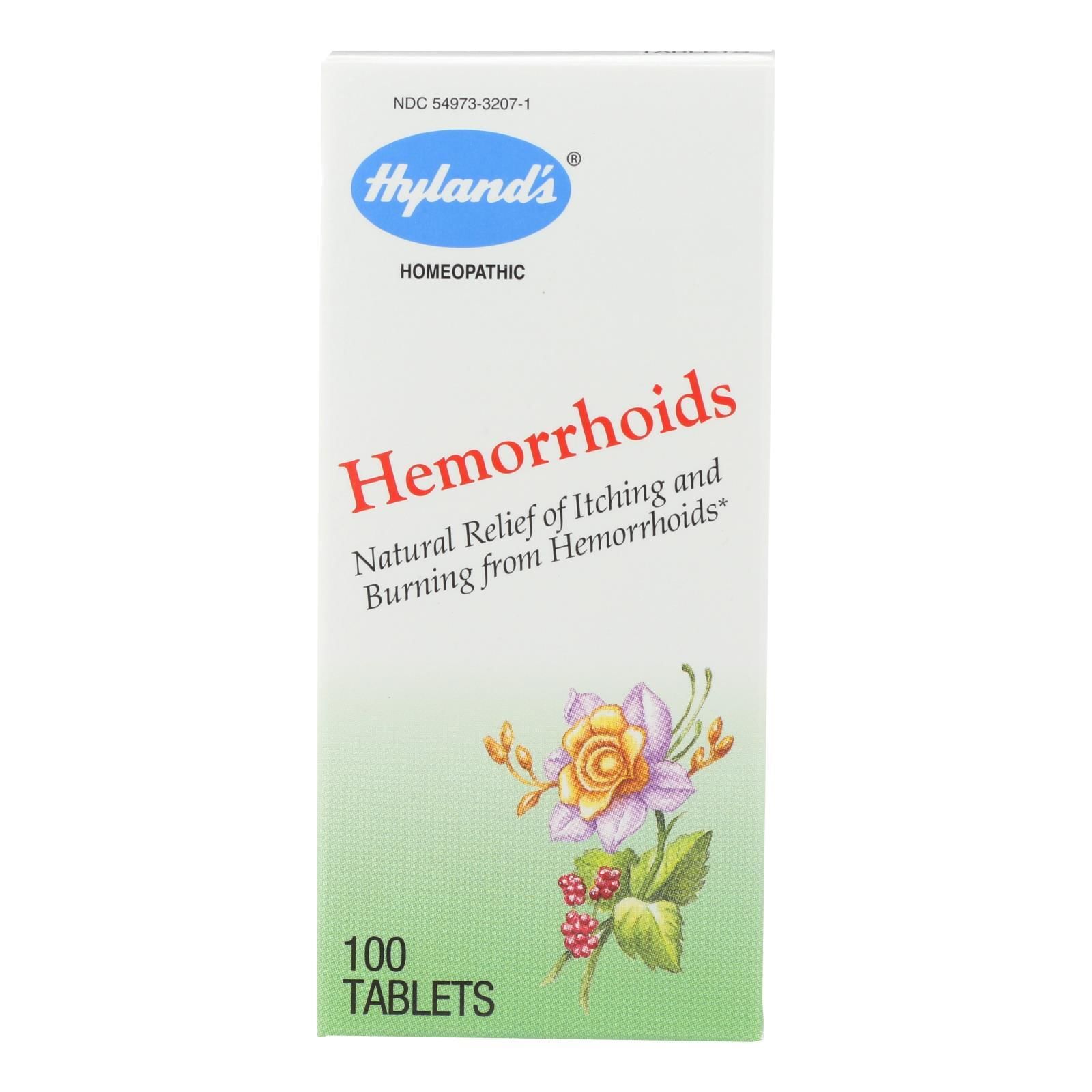 Hylands Homeopathic Hemorrhoid Tablets 100 Tablets Smart Health Foods