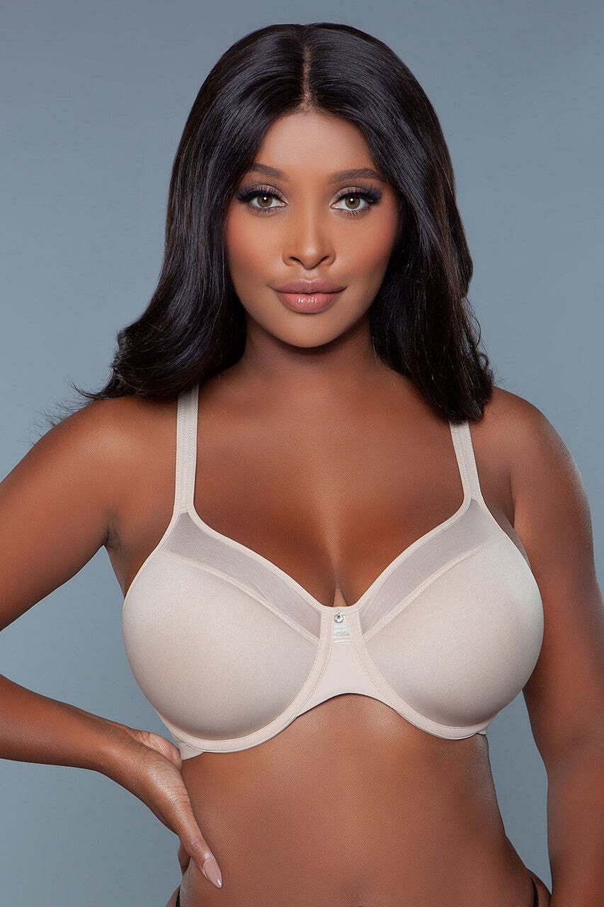 Kristy Coverage Bra Nude