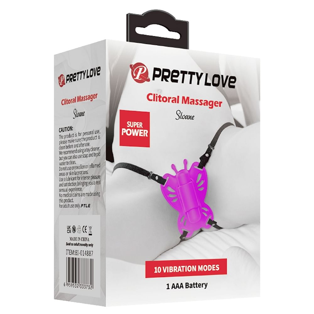 Pretty Love Sloane Battery Powered Clit Stim Fuchsia Spice Up Lingerie