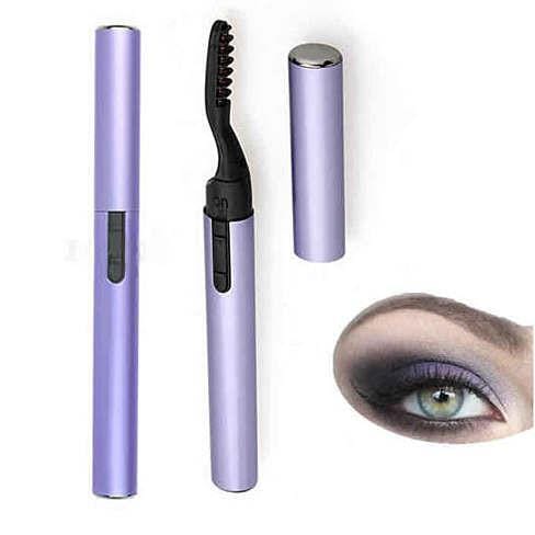 Color: Silver - Lovely Lash Portable Heated Eyelash Curler For Instant Curvy lashes