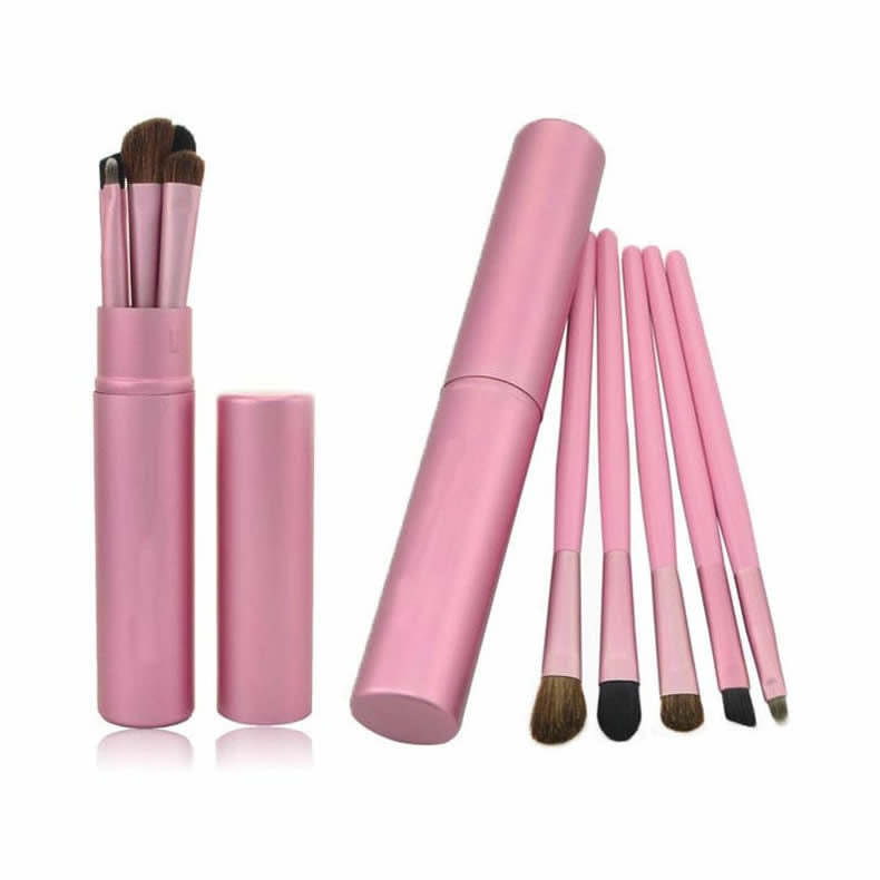 Color: BASIC BLACK - The Beautiful Traveller Makeup Brush Set In A Compact Travel Case