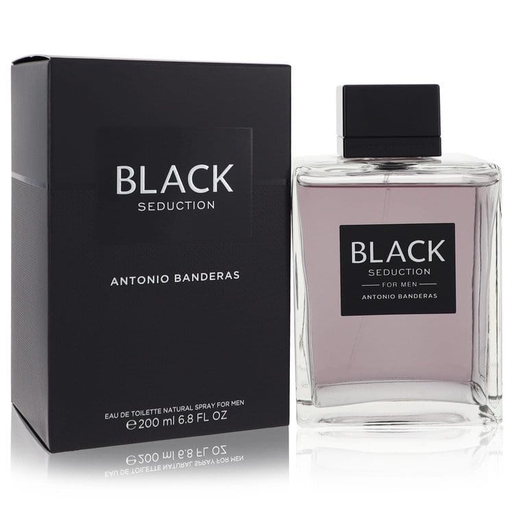 Seduction In Black by Antonio Banderas Eau De Toilette Spray 6.8 oz (Men)