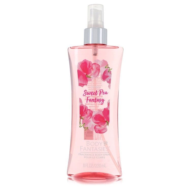 Body Fantasies Signature Pink Sweet Pea Fantasy by Parfums De Coeur Body Spray 8 oz (Women)