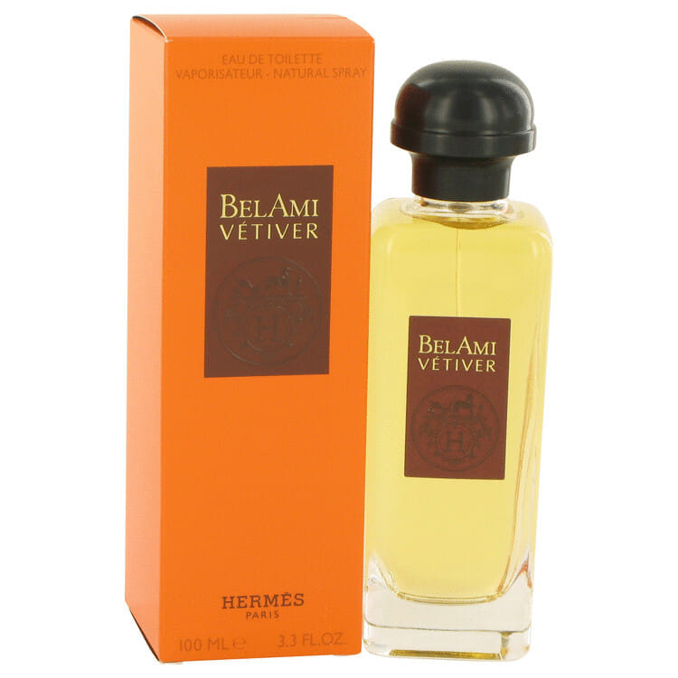 Bel Ami Vetiver by Hermes Eau De Toilette Spray 3.3 oz (Men)