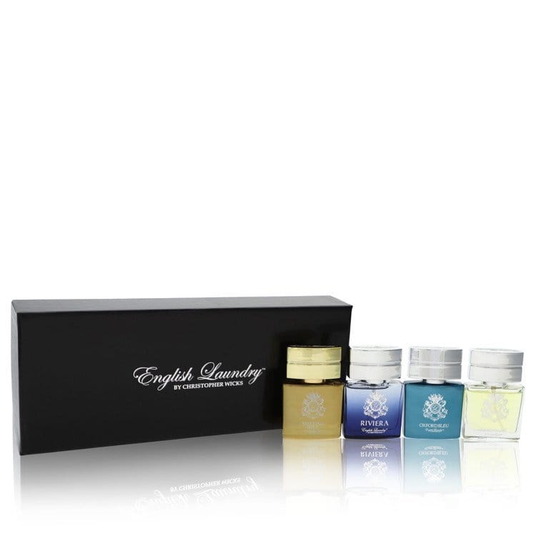 Arrogant by English Laundry Gift Set -- Gift Set includes Notting Hill Riviera Oxford Bleu and Arrogant all in .68 oz Mini EDP Sprays (Men)