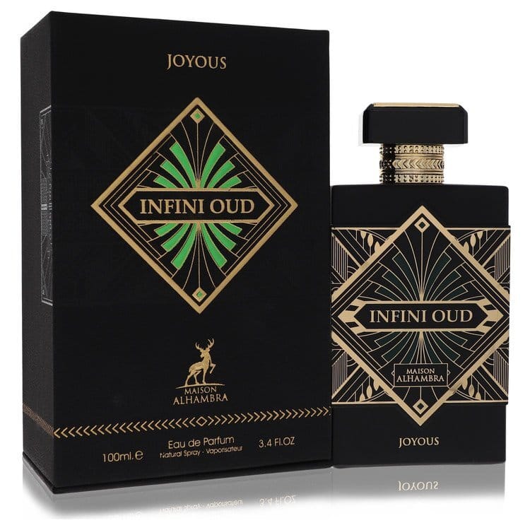 Maison Alhambra Infini Oud Joyous by Maison Alhambra Eau De Parfum Spray (Unisex) 3.4 oz (Men)