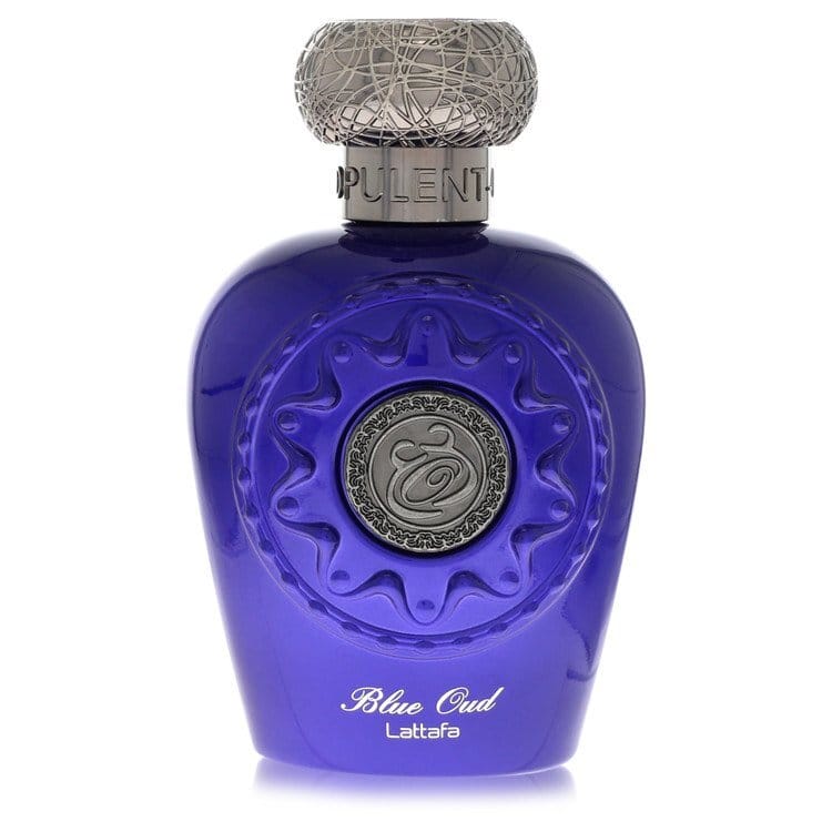 Lattafa Blue Oud by Lattafa Eau De Parfum Spray (Unisex Unboxed) 3.4 oz (Men)