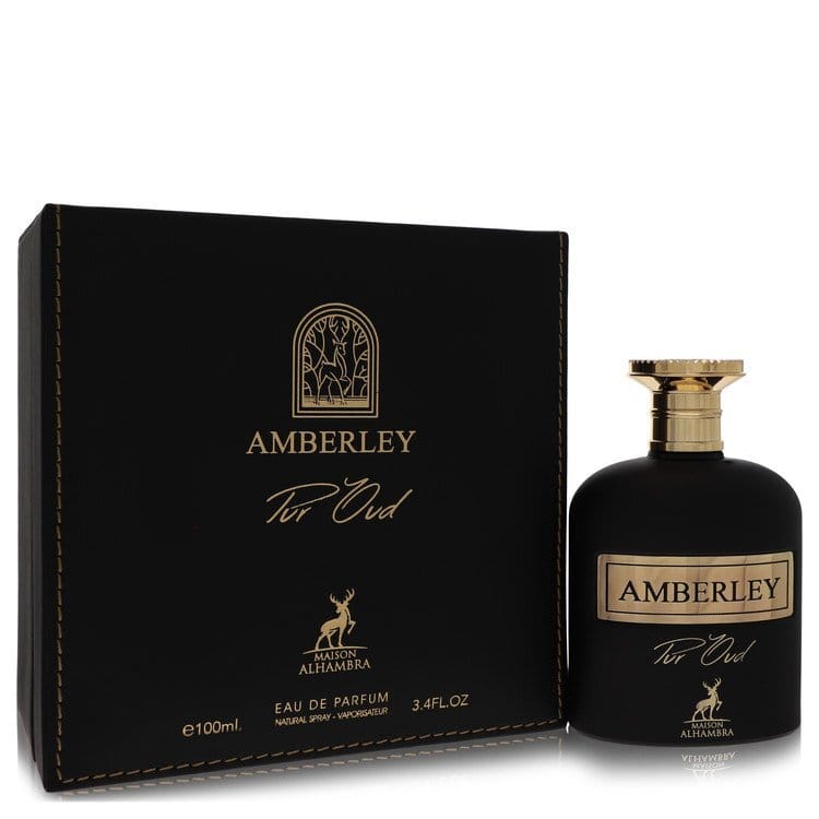 Maison Alhambra Amberley Pure Oud by Maison Alhambra Eau De Parfum Spray (Unisex) 3.4 oz (Women)