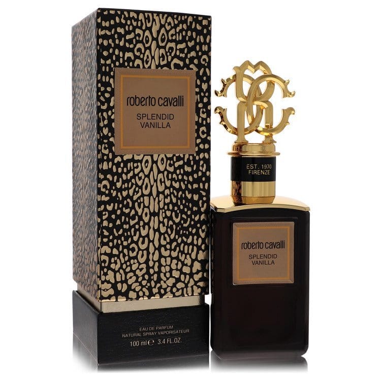 Roberto Cavalli Splendid Vanilla by Roberto Cavalli Eau De Parfum Spray (Unisex) 3.4 oz (Women)