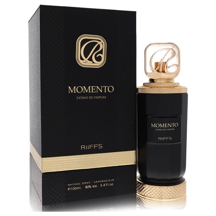 Riiffs Momento by Riiffs Extrait De Parfum Spray (Unisex) 3.4 oz (Men)