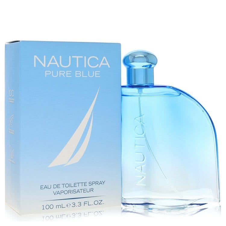 Nautica Pure Blue by Nautica Eau De Toilette Spray 3.3 oz (Men)