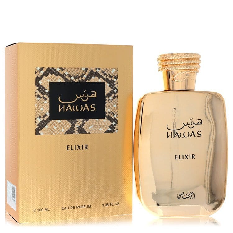 Hawas Elixir by Rasasi Eau De Parfum Spray (Unisex) 3.4 oz (Men)