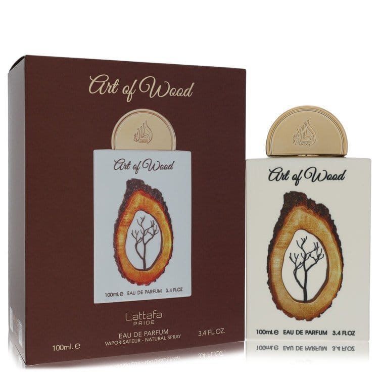 Lattafa Pride Art of Wood by Lattafa Eau De Parfum Spray (Unisex) 3.4 oz (Men)