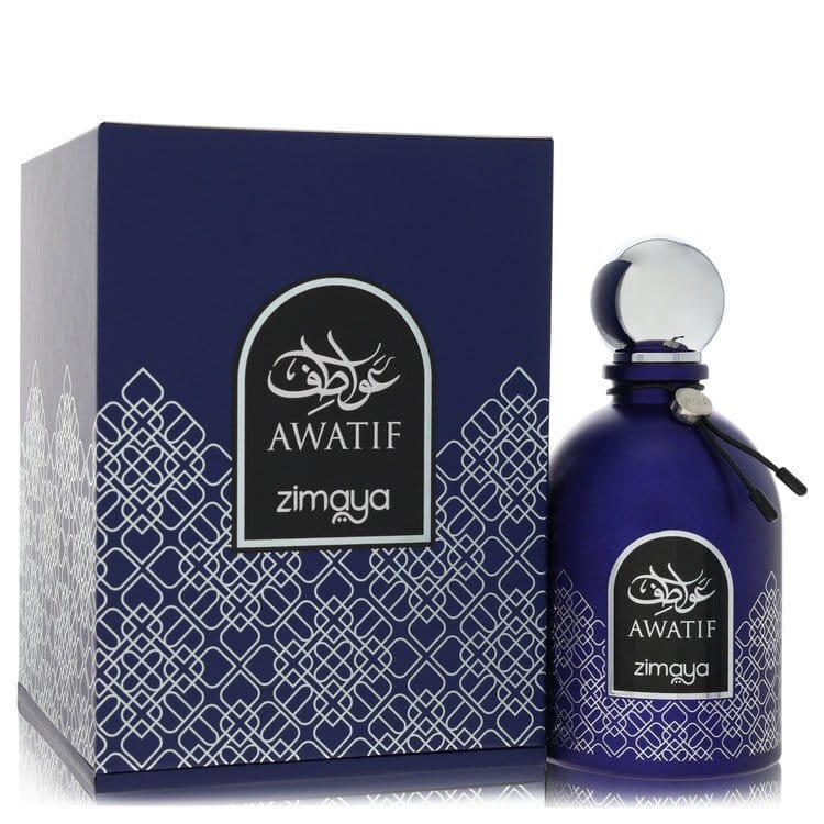 Afnan Zimaya Awatif Blue by Afnan Eau De Parfum Spray 3.4 oz (Men)