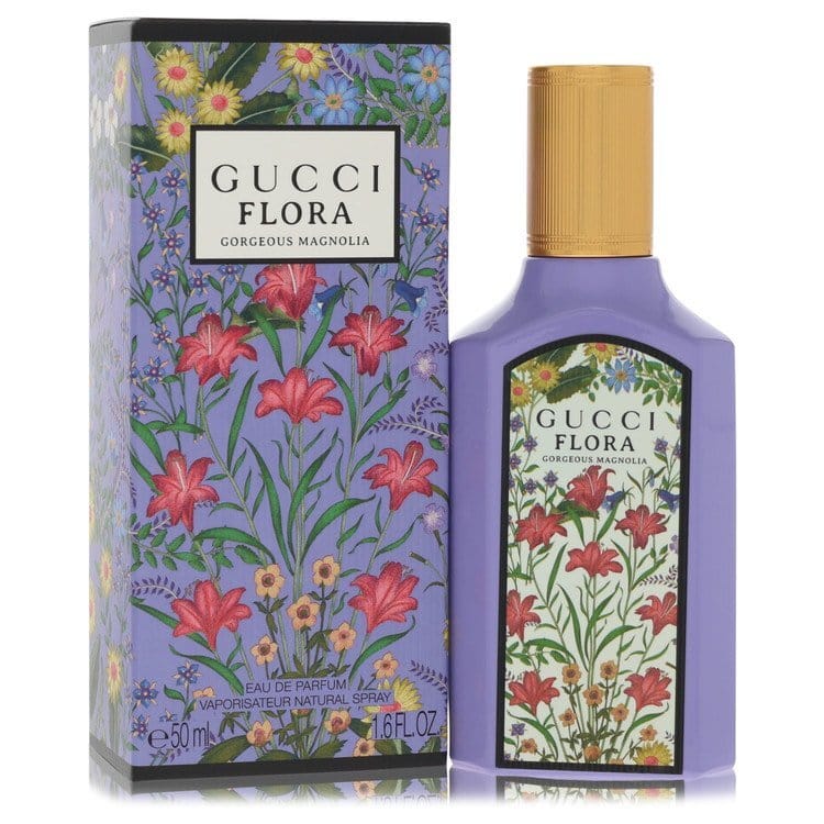 Flora Gorgeous Magnolia by Gucci Eau De Parfum Spray 1.6 oz (Women)
