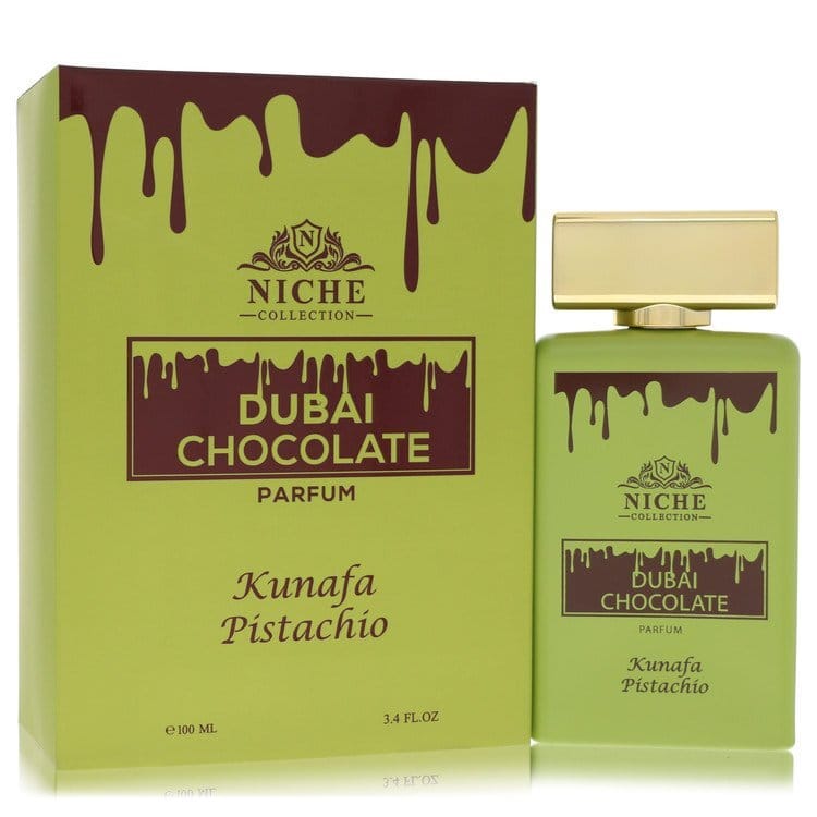 Khalis Niche Dubai Chocolate Kunafa Pistachio by Khalis Parfum Spray 3.4 oz (Men)