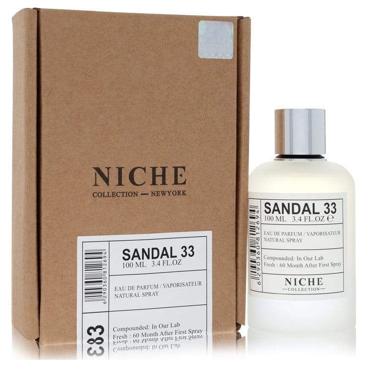 Khalis Sandal 33 Niche Collection by Khalis Eau De Parfum Spray 3.4 oz (Men)