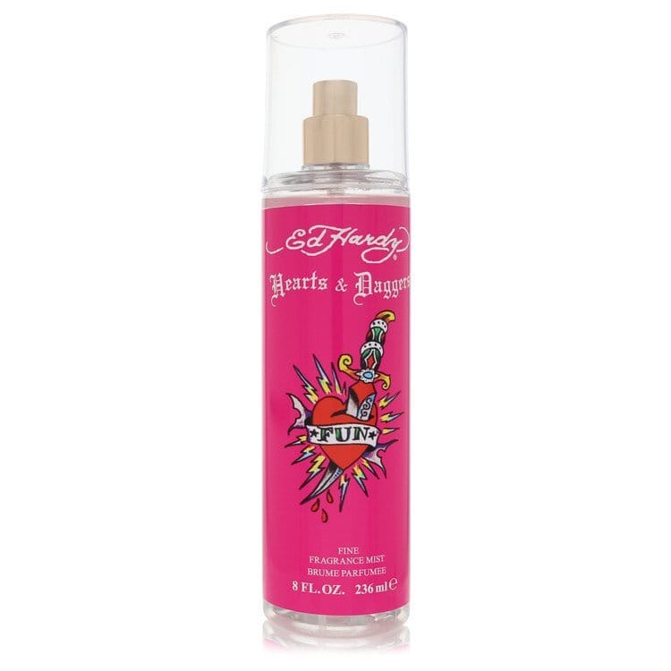 Ed Hardy Hearts & Daggers by Christian Audigier Body Mist 8.0 oz (Women)