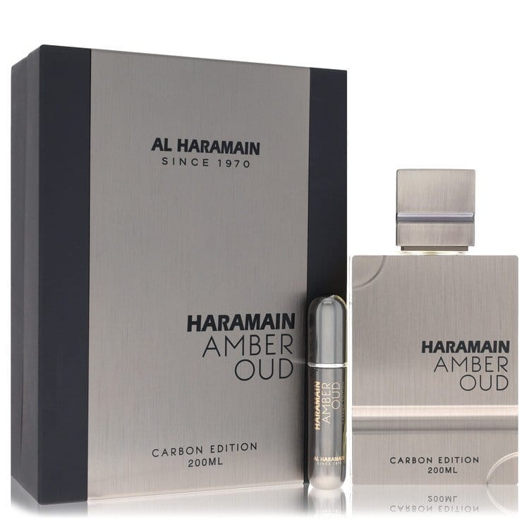 Al Haramain Amber Oud Carbon Edition by Al Haramain Eau De Parfum Spray (Unisex) 6.7 oz (Men)