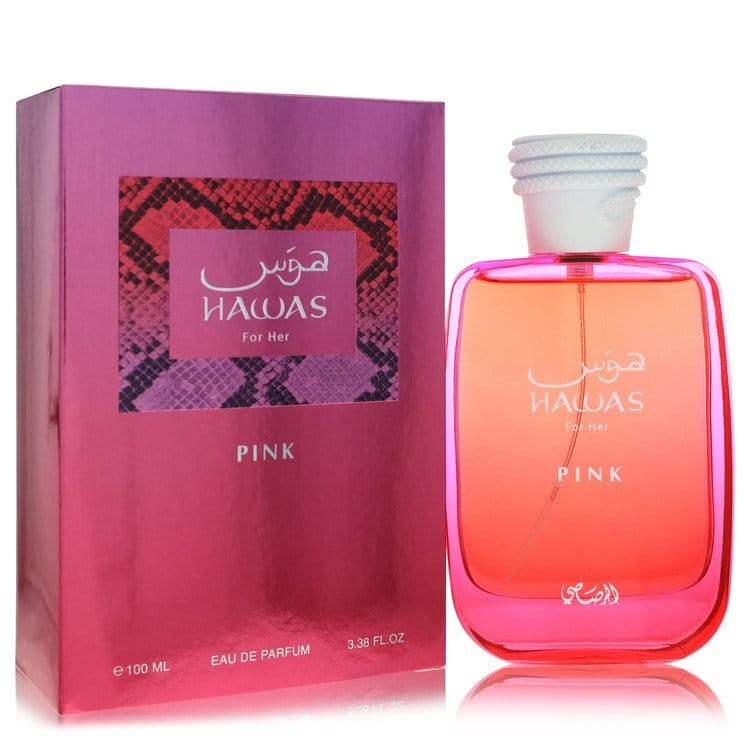 Hawas Pink by Rasasi Eau De Parfum Spray 3.38 oz (Women)