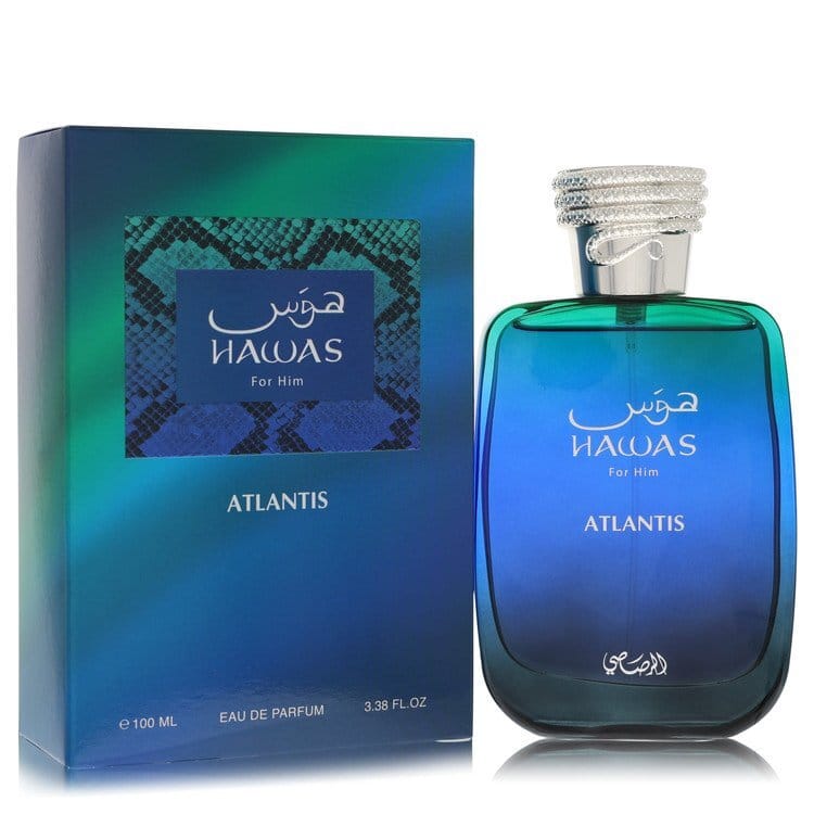 Hawas Atlantis by Rasasi Eau De Parfum Spray 3.38 oz (Men)