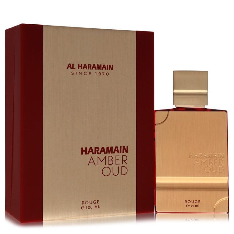 Al Haramain Amber Oud Rouge by Al Haramain Eau De Parfum Spray 4 oz (Men)