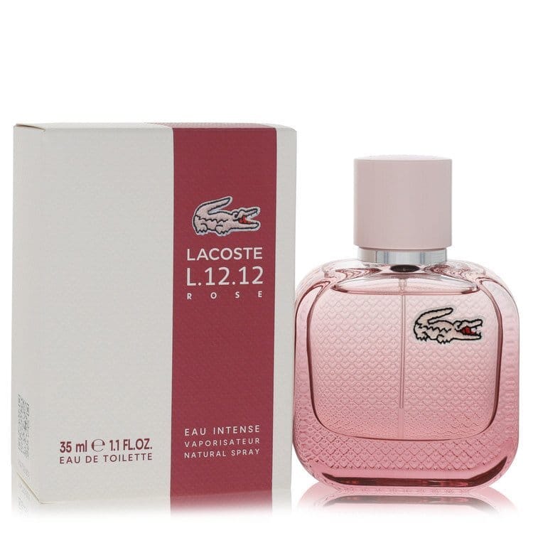 Lacoste Eau De Lacoste L.12.12 Rose Eau Intense by Lacoste Eau De Toilette Spray 1.1 oz (Women)