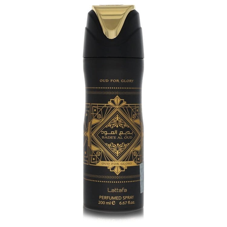Lattafa Badee Al Oud Oud For Glory by Lattafa Body Spray 6.67 oz (Men)