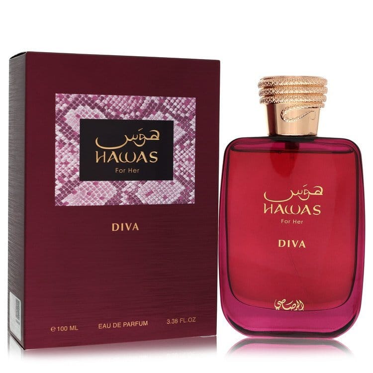 Hawas Diva by Rasasi Eau De Parfum Spray 3.38 oz (Women)