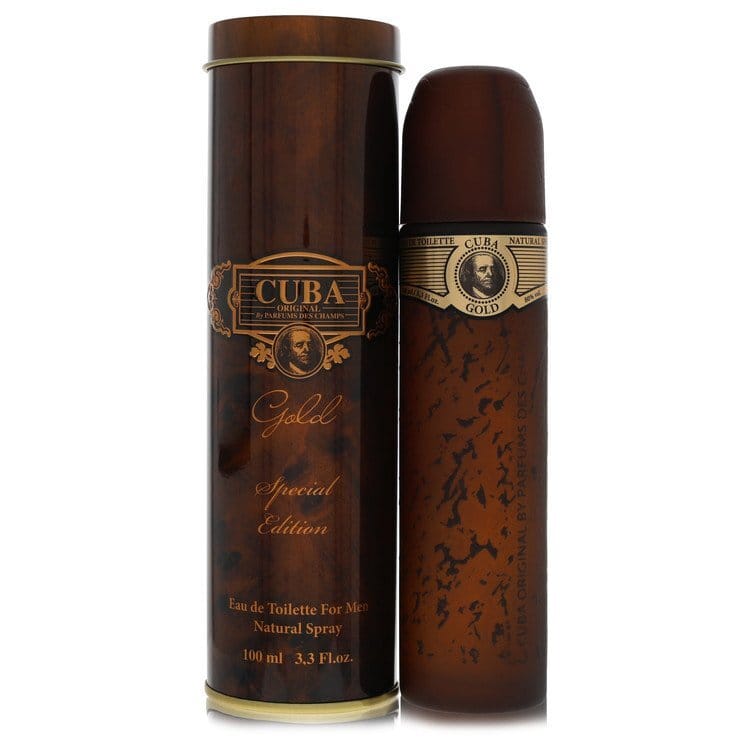 Cuba Gold Special Edition by Fragluxe Eau De Toilette Spray 3.4 oz (Men)