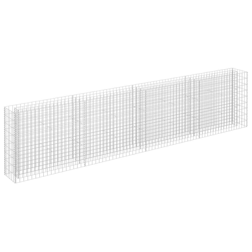 Gabion Raised Bed Galvanized Steel 141.7"x11.8"x35.4 - Image 2