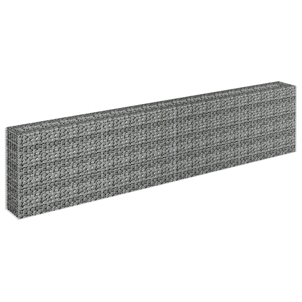 Gabion Raised Bed Galvanized Steel 141.7"x11.8"x35.4 - Image 3