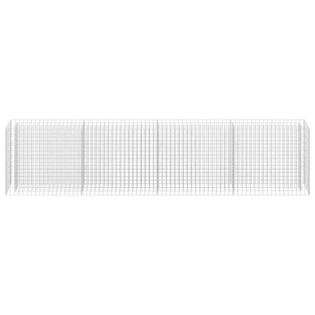 Gabion Raised Bed Galvanized Steel 141.7"x11.8"x35.4 - Image 4