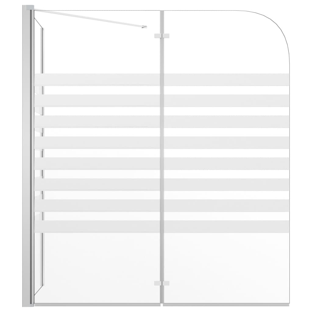 Bath Enclosure 47.2"x26.8"x51.2" Tempered Glass Stripe - Image 3