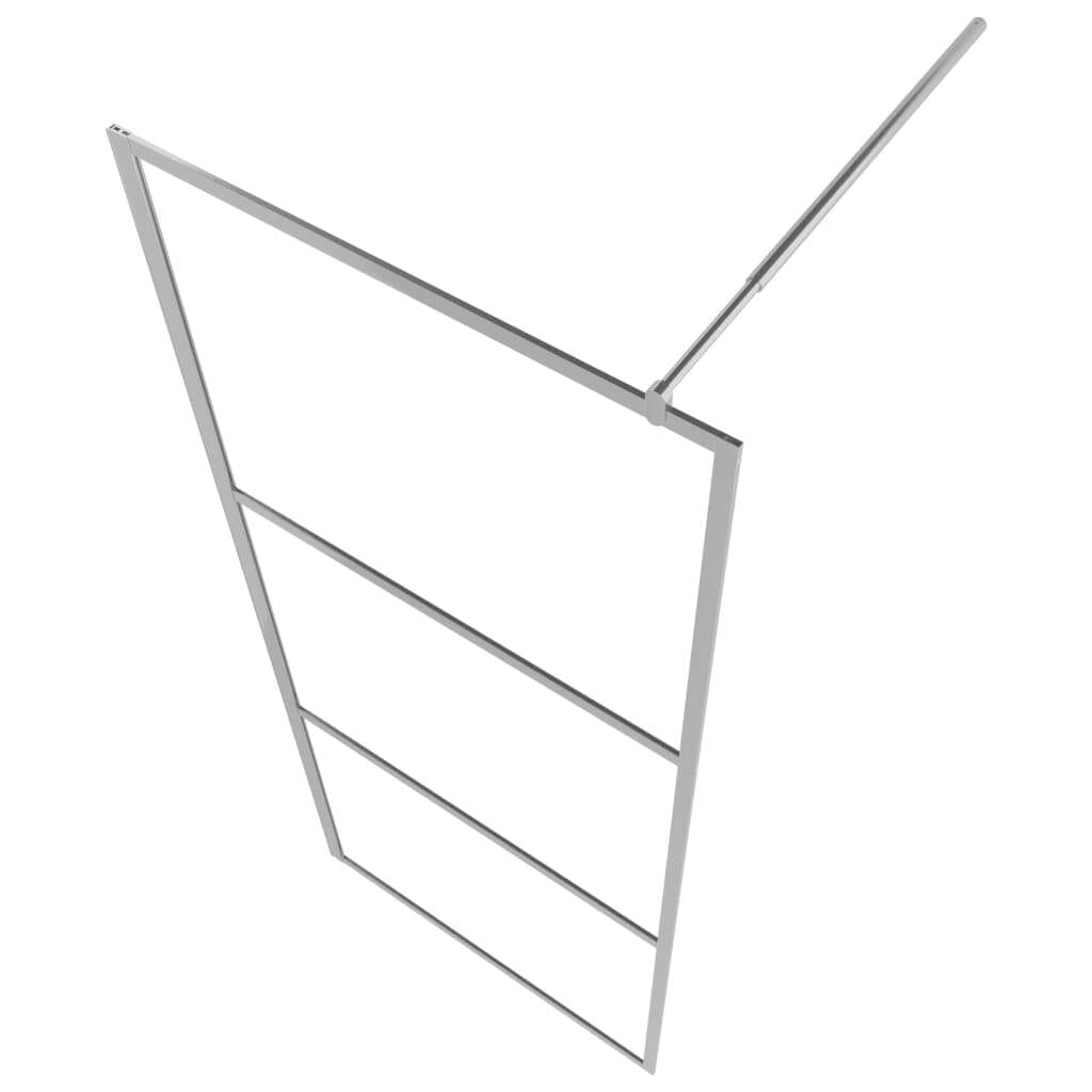Walk-in Shower Wall with Whole Frosted ESG Glass 45.3"x76.8 - Image 4