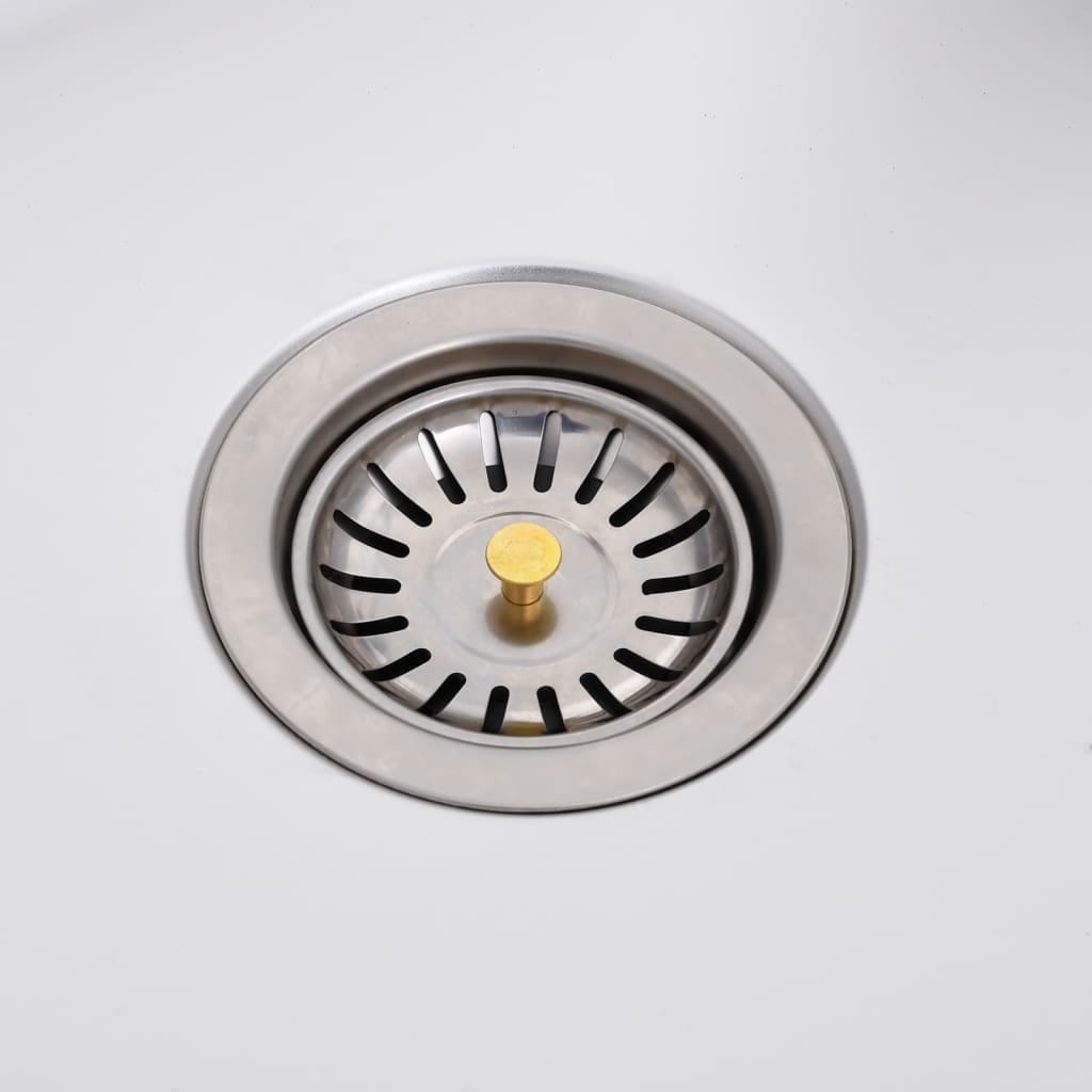 Camping Sink Single Basin with Tap Stainless Steel - Image 7