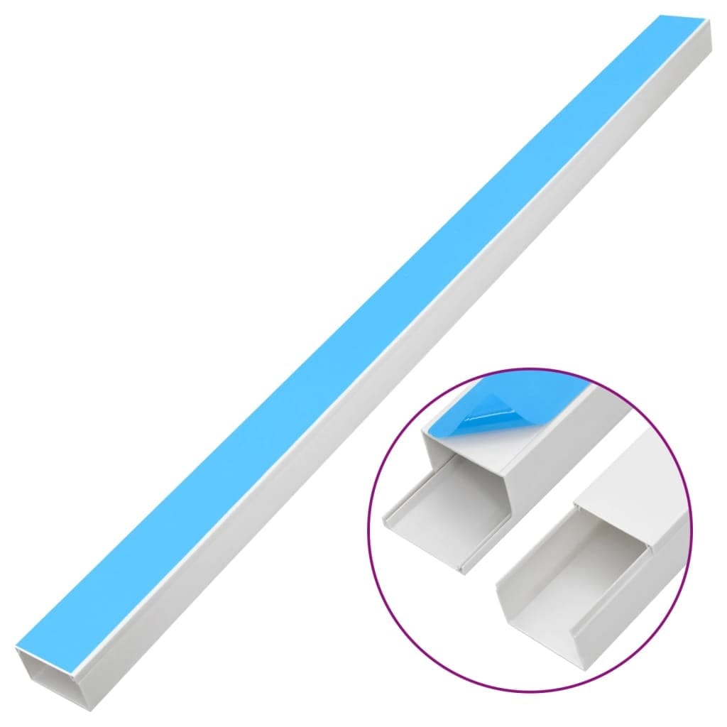 Cable Trunking Self-Adhesive 2.4"x1.6" 98.4'PVC - Image 2