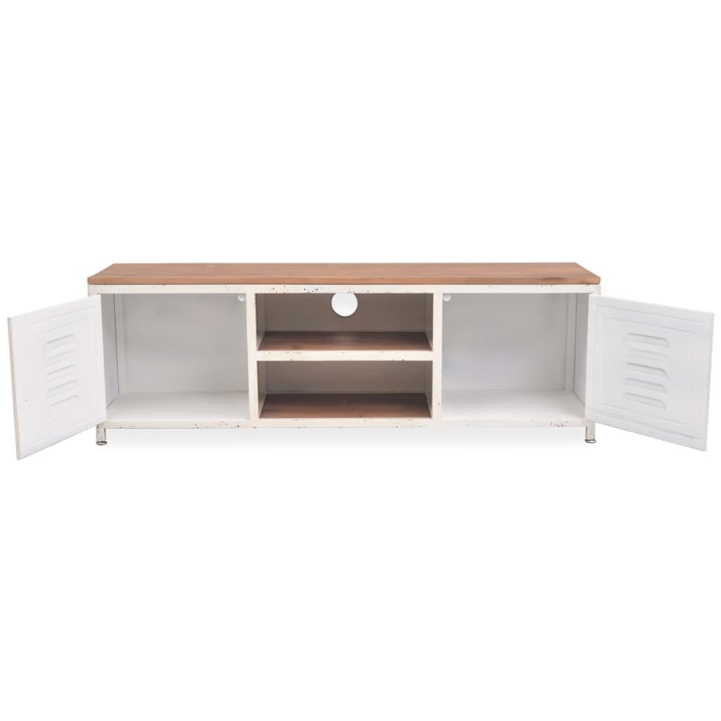 TV Stand 47.2"x11.8"x15.7" White - Image 4