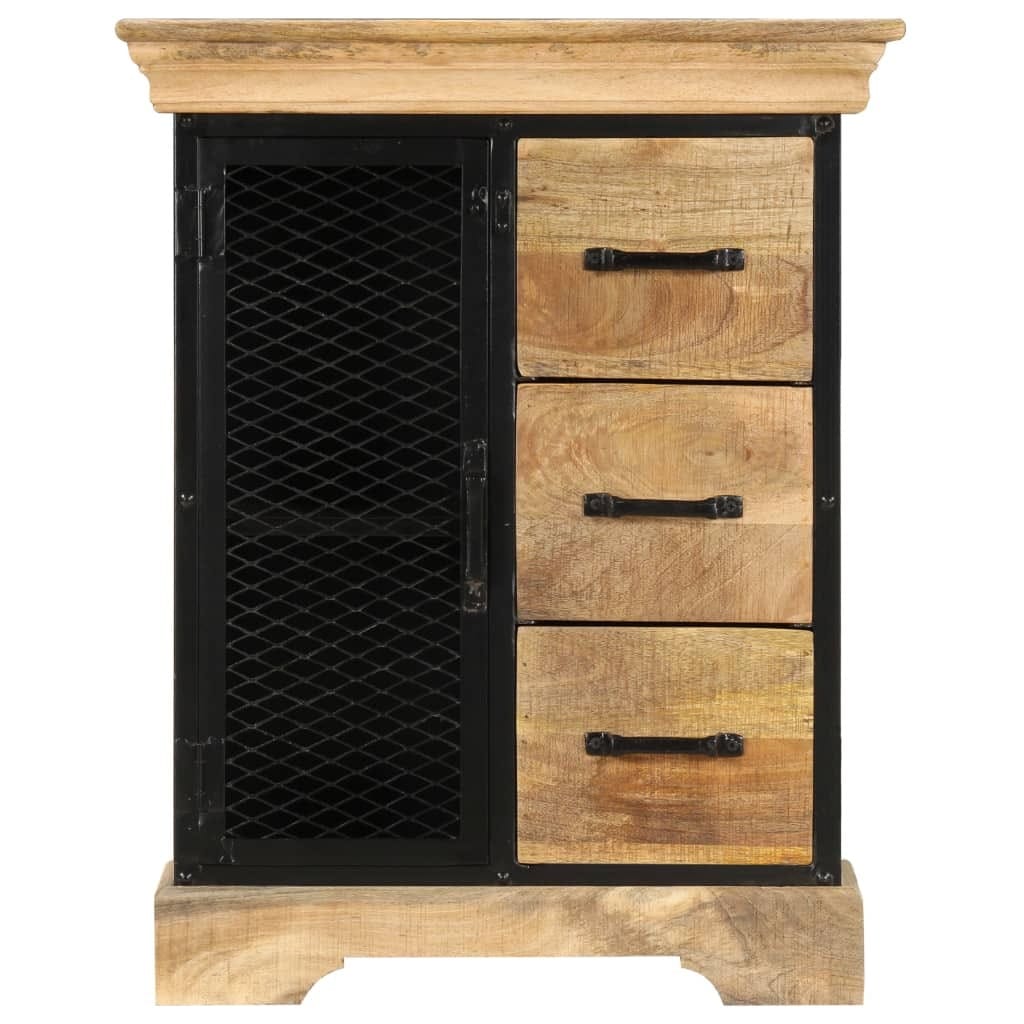 Sideboard 23.6"x11.8"x29.5" Solid Mango Wood - Image 2