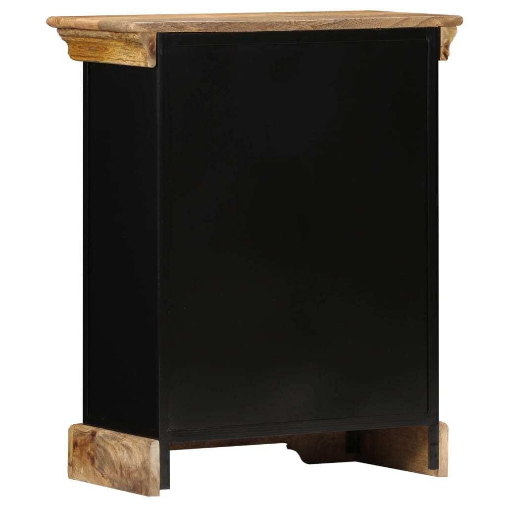 Sideboard 23.6"x11.8"x29.5" Solid Mango Wood - Image 3
