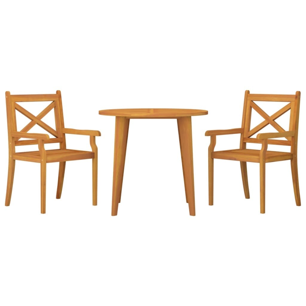  Garden Dining Set Natural wood Solid acacia wood Medium Durable