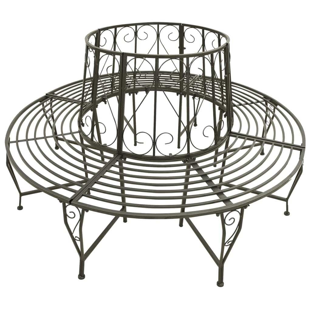 Patio Tree Bench 63" Steel - Image 2