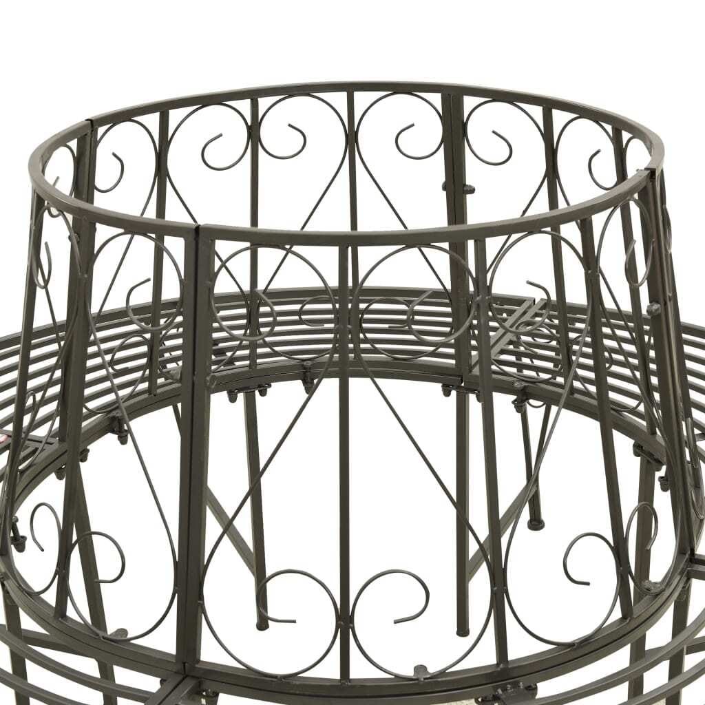 Patio Tree Bench 63" Steel - Image 5