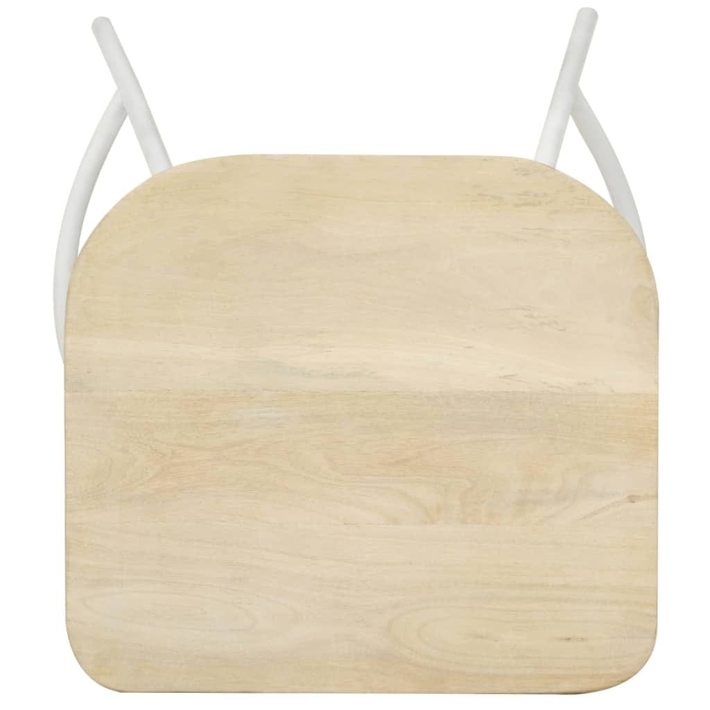 Bar Stools 2 pcs Solid Mango Wood - Image 6