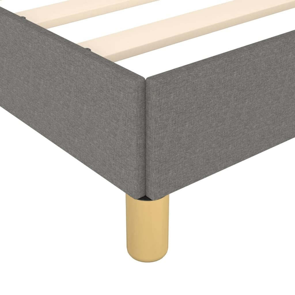 Bed Frame With Headboard Dark Gray
