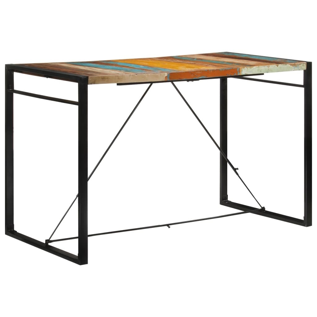 Bar Table 68.9"x35.4"x43.3" Solid Wood Reclaimed