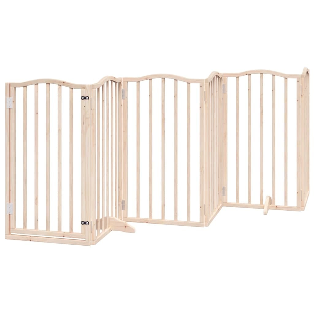 Dog Gate Set of 6 Natural Poplar Poplar wood - Image 2