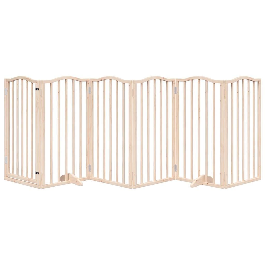 Dog Gate Set of 6 Natural Poplar Poplar wood - Image 3