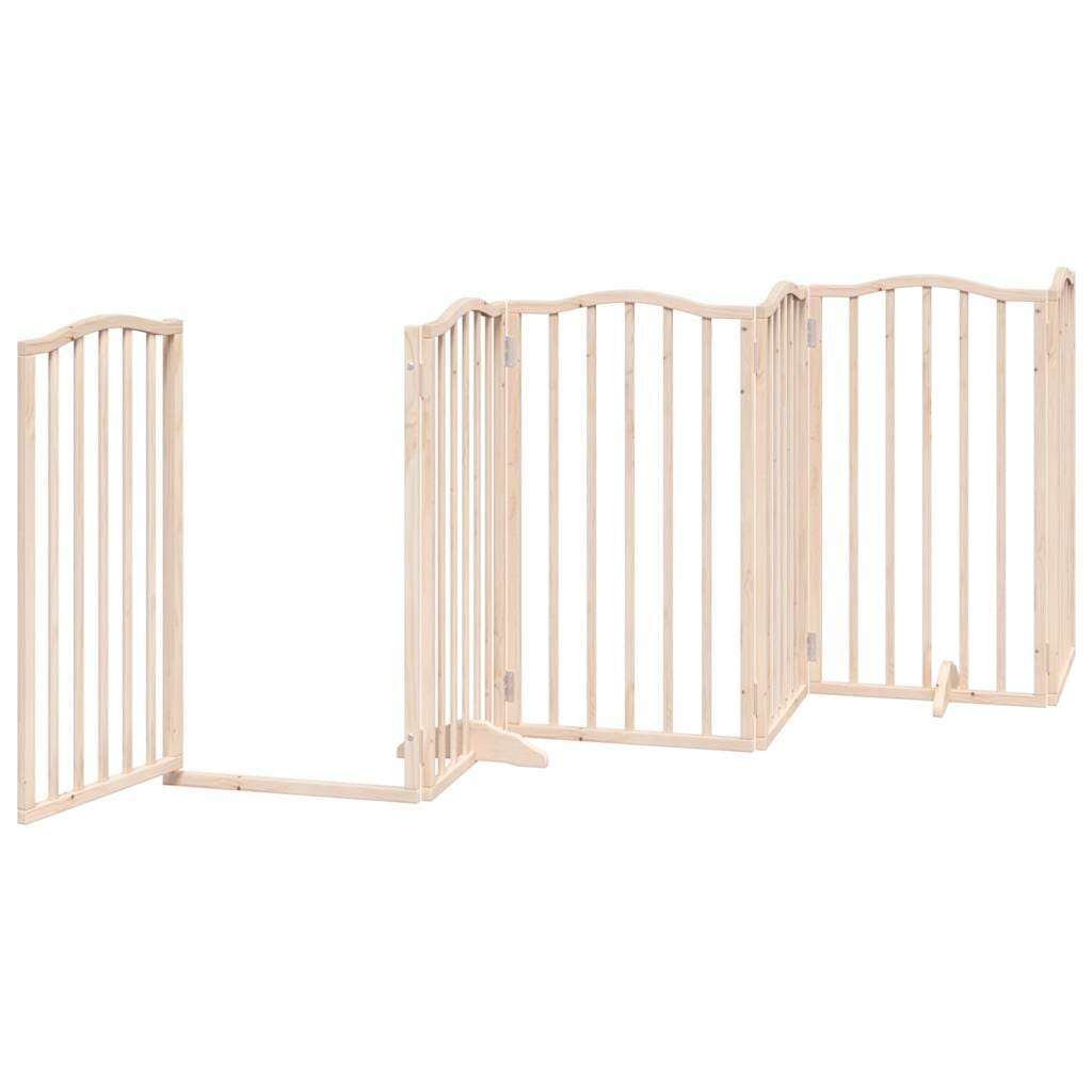 Dog Gate Set of 6 Natural Poplar Poplar wood - Image 4