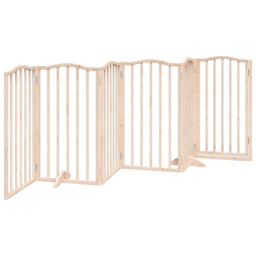 Dog Gate Set of 6 Natural Poplar Poplar wood - Image 6